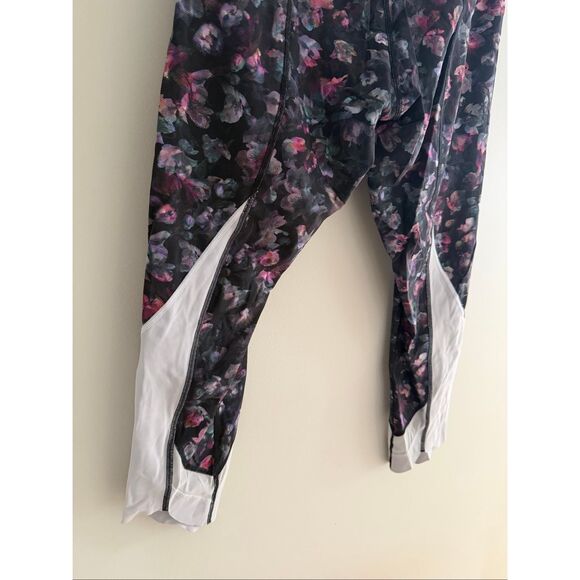 Lululemon Wunder Under Crop High-Rise, Size 14, Roll Down Scallop Full-On Luxtre - Picture 5 of 9